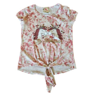 6/$20 Jenna & Jesse Short Sleeve Floral Graphic Tee Size 10